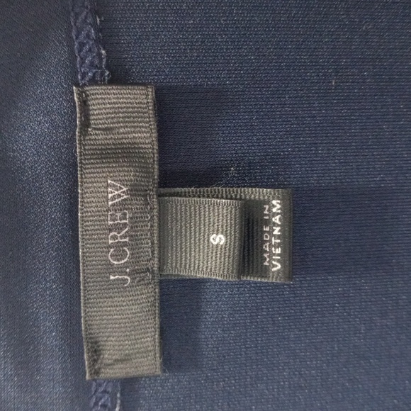 J.Crew Wmen's Stylish Navy Long Sleve Button Up Dresss Size S - Picture 8 of 16